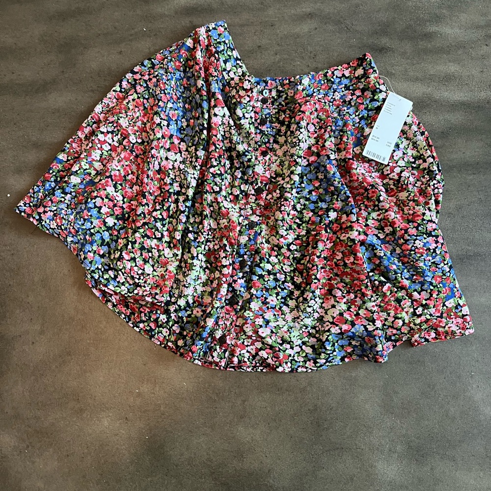 Urban Outfitters Medium Floral Skirt NWT